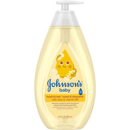 Johnson's Baby Head-to-Toe Wash & Shampoo, Tear Free, 27.1 fl. oz