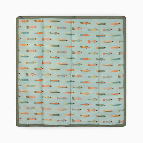 Little Unicorn Outdoor Blanket - Minnow Pond, 5 X 5 Ft