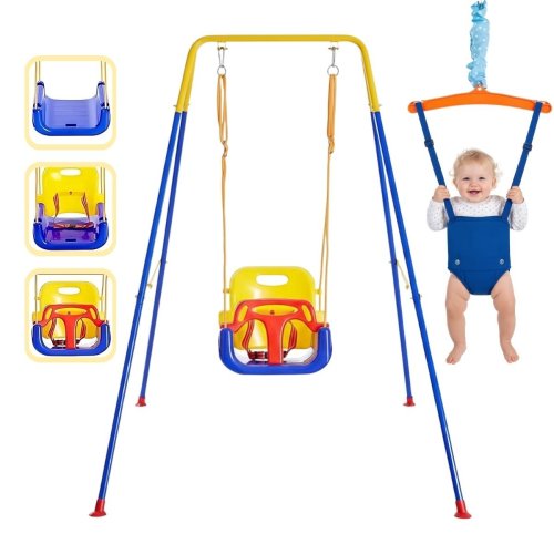 Toddly JoySwing 2-in-1 Play Swing, Jolly Jumper & Bouncer Set