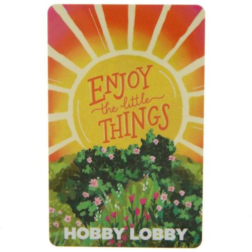 Enjoy The Little Things Gift Card