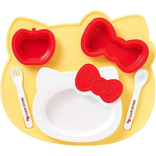 OSK Sanrio Hello Kitty Kid's Plate and Cutlery Set KP-18