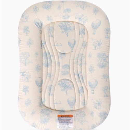 Infant Lounger Wave | Blue Toile