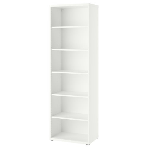 BESTÅ Shelving unit - with 5 shelves/white 23 5/8x15 3/4x76 "