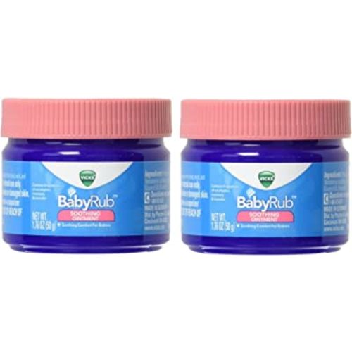 Vicks BabyRub Soothing Vapor Ointment - 1.76 oz - Pack of 2