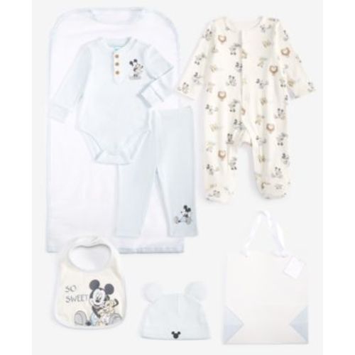Baby Boys 7-Pc. Mickey Mouse Sleep-N-Play Gift Set