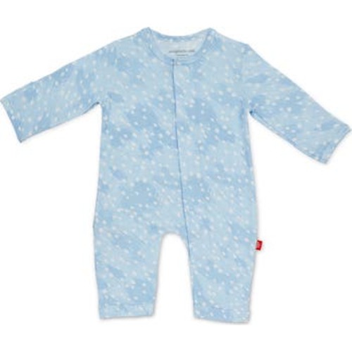 Blue Doeskin Magnetic Coveralls