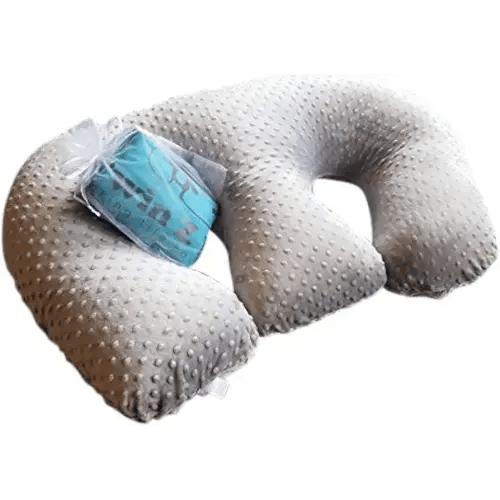 Twin Z Pillow The 6 uses in 1 Twin Pillow ! Grey Plus Free Travel Bag!