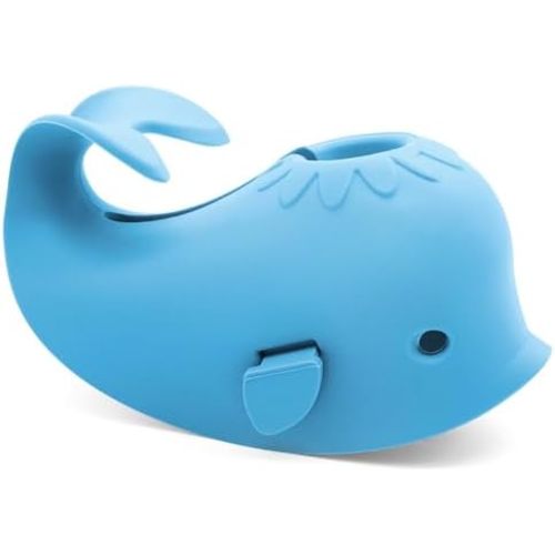 Baby Bathtub Faucet Cover, Baby Safety Protection Silicone Toys, Bath Spout Cover Baby Bathtub, Faucet Cover Baby Bathtub Silicone Whale for Kids, Toddler, Infant, Gifts for Children