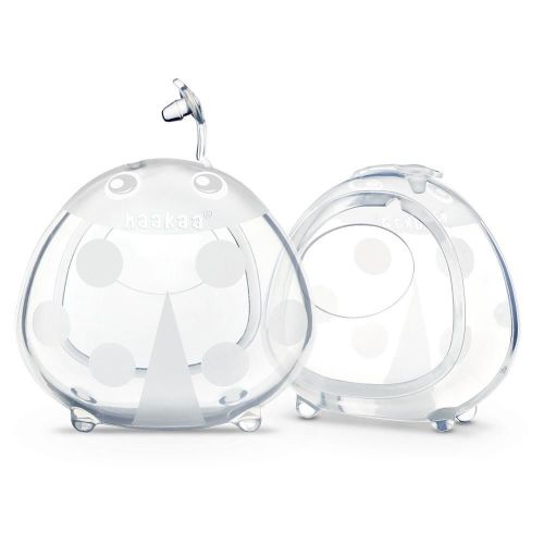 Haakaa Ladybug Breastmilk Collector 75ML with Carry Case - 2 Pack