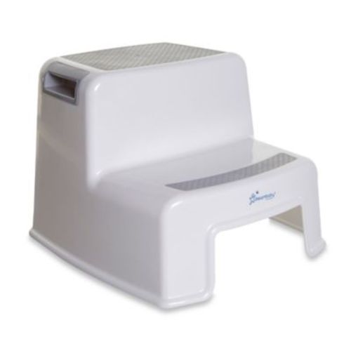 Dreambaby® Two-Step Stool - WHITE/GREY - STEP STOOL