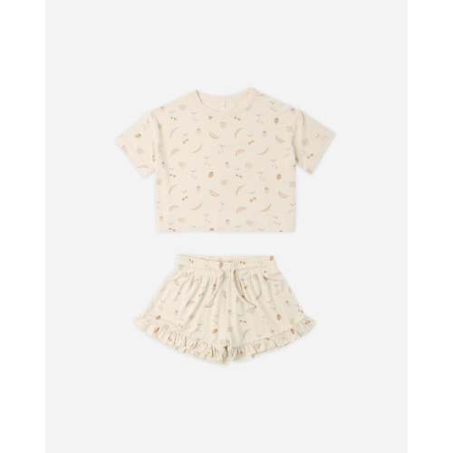 Mosie Set Blue Ditsy