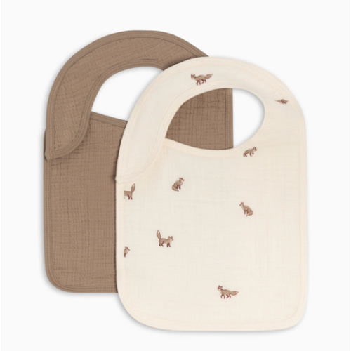 2-Pack Muslin Bibs
