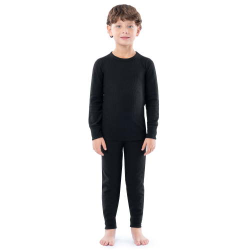Athletic Works Boys & Girls Waffle Thermal Top & Bottom Set, Sizes Xs-Xxl