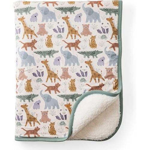 Little Sleepies Newborn Mini Blanket - Sweet Safari