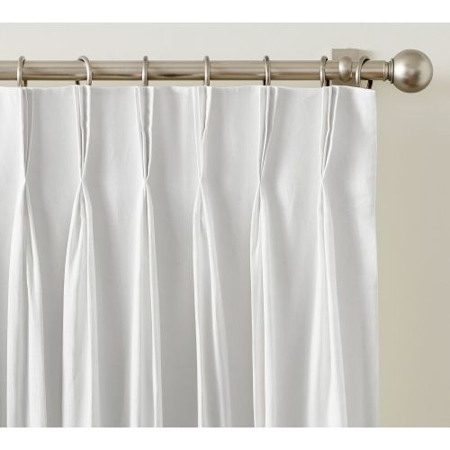 Belgian Flax Linen Triple Pinch Pleat Blackout Curtain
