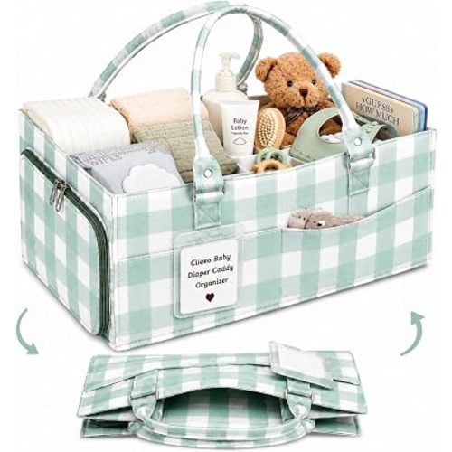 Ciieeo Baby Diaper Organizer for Changing Table