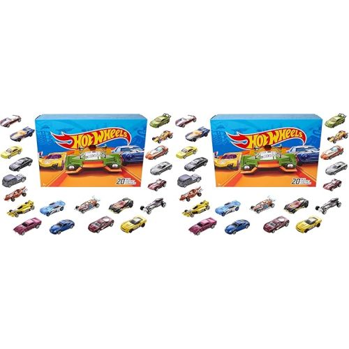 Hot Wheels Toy Cars & Trucks, 50-Pack of 1:64 Scale Vehicles, Individually Packaged (Styles May Vary) (Amazon Exclusive)