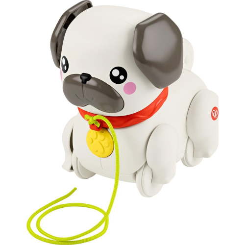 Fisher-Price FP Pets Walk-the-Pup Pug Baby & Toddler Pull Toy with Motion & Sounds, Ages 12M+ - Walmart.ca