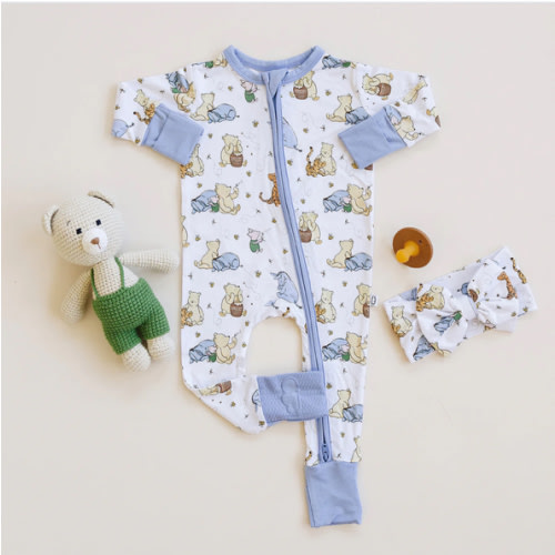 100 Acre Snooze Blue Zippie Jammie