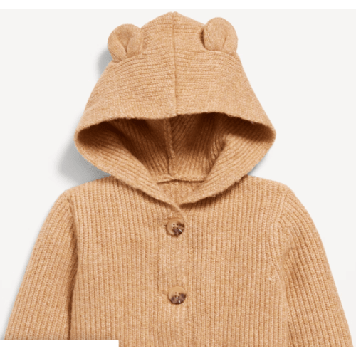 3-6M - Button-Front Sweater for Baby