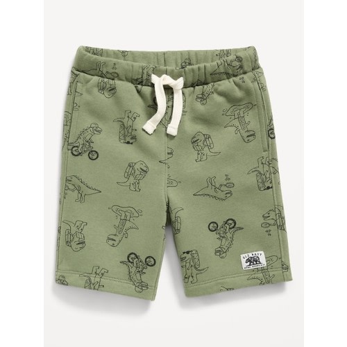 Logo-Graphic Fleece Jogger Shorts for Toddler Boys