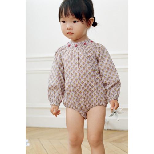 FLORAL PRINT ROMPER - Light pink | ZARA United States