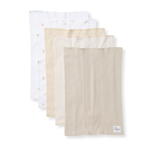Golden Bee Organic Cotton Burp Cloths 5 Pack