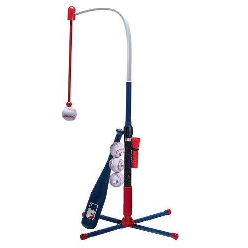Franklin Sports Grow-with-Me Kids Baseball Batting Tee + Stand Set for Youth + Toddlers - Youth Baseball, Softball + Teeball Hitting Tee Set for Boys + Girls