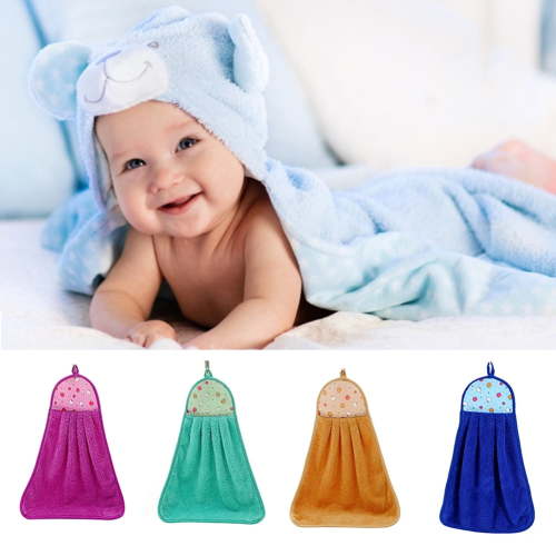 Cheers.US Plush Baby Towel with Hood, Soft White
