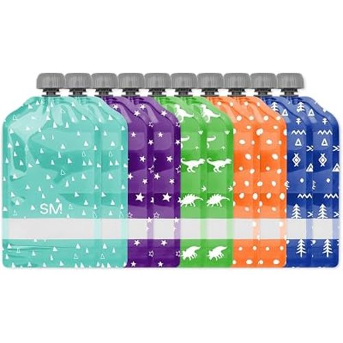 Simple Modern Reusable Baby Food Pouches for Toddlers | 5oz | Assorted