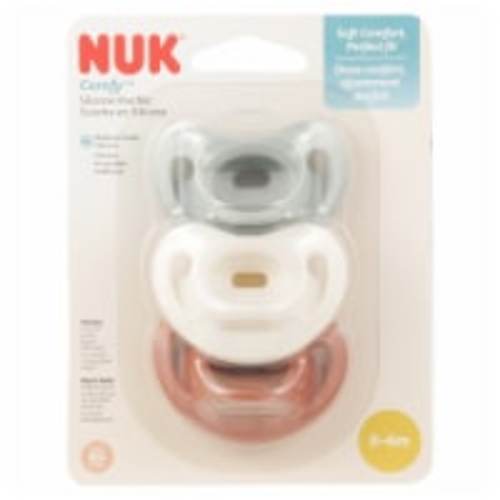 NUK® Comfy™ 0-6 Month Silicone Pacifiers, 3 ct