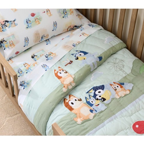 Bluey Toddler Quilt, Cotton, Lightweight | Pottery Barn Kids