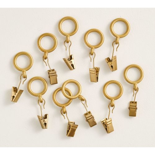 Café Curtain Clip Rings