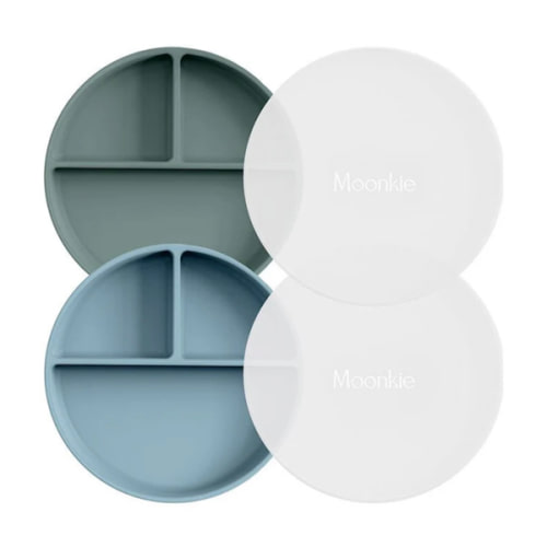 Baby Suction Plates | 2 Pack | Moonkie