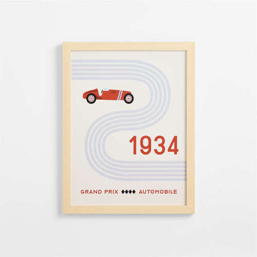 1934 Automobile Wall Art Print