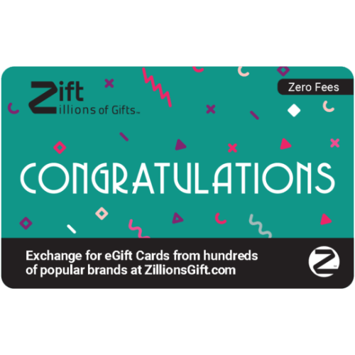 Congrats Confetti - Zift eGift Card