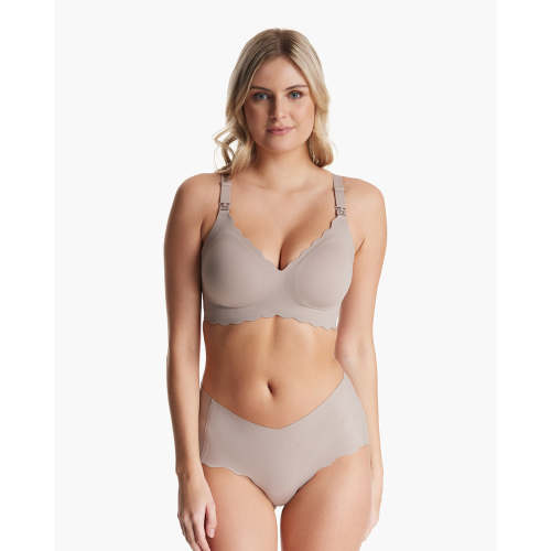 Momcozy Jelly Strip Nursing Bra YN46 | Seamless Support for M9 Pump