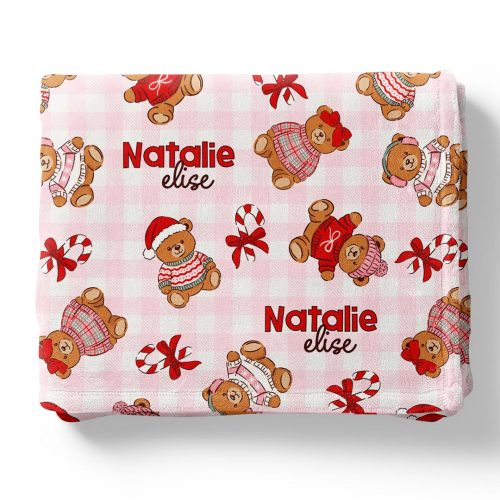 Christmas Personalized Kids Blankets