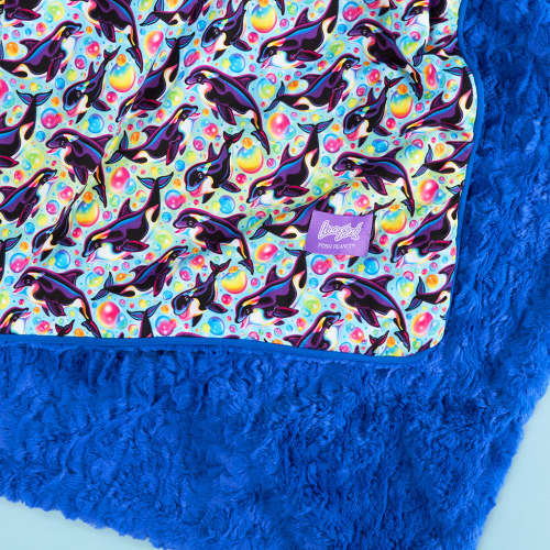 Lisa Frank® Max Splash Minky Luxette Patoo® Blanket