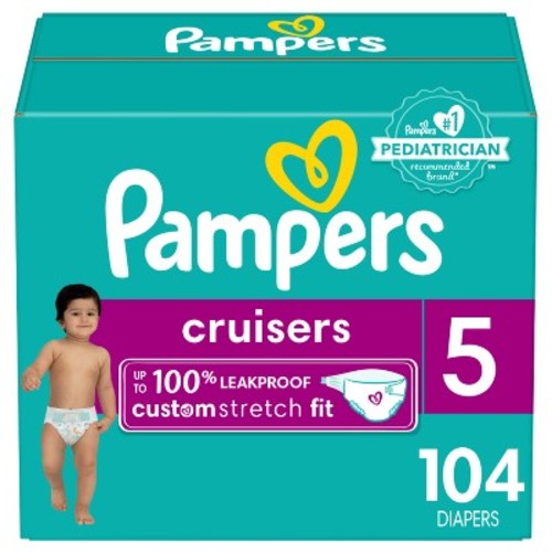 Pampers Cruisers Diapers - (Select Size and Count), Size: 5
