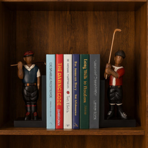 Winston Porter Golfer Bookends - Set of 2 | Wayfair