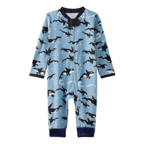 Shadow Footless Sleep & Play Organic Cotton Romper