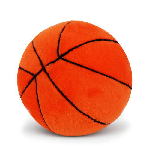 Lullaberry 3” My First Basketball - Plush Baby Rattle Sensory Toy - Safe Soft Sports Toy for Infants Boys and Girls