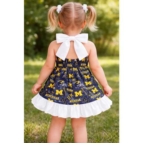 Michigan Football Baby Toddler Dress