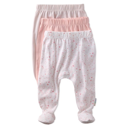Fallon Footed Organic Cotton Assorted 3-Pack Pants