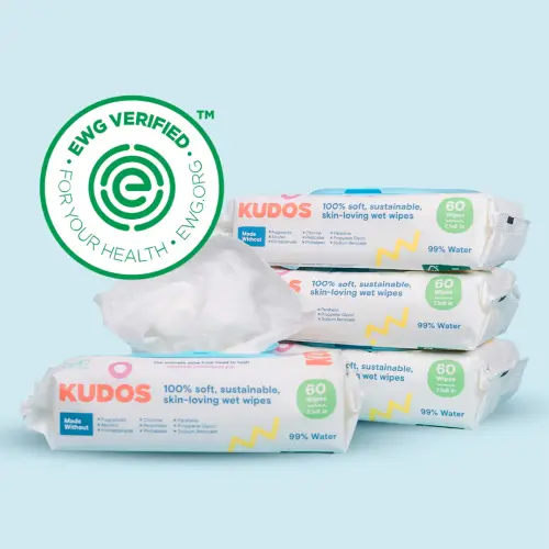 One Month supply of compostable wipes (4 packs)