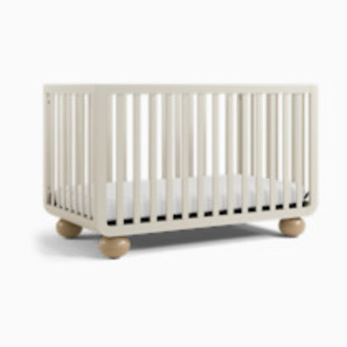 Storkcraft Amalfi Deluxe 5-in-1 Convertible Crib - Frosted Oat With Driftwood