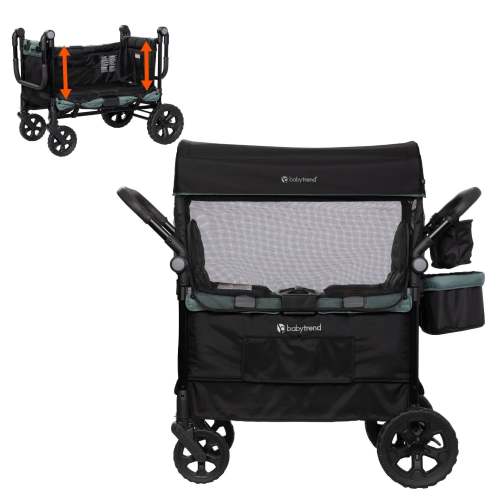 Quest PLUS 3-in-1 Stroller Wagon - Madrid Green