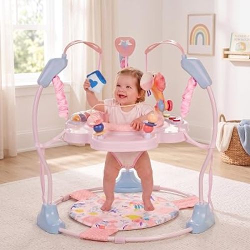 Baby Activity Center, 3-in-1 Infant Jumper and Bouncer with Music&Light,6+M