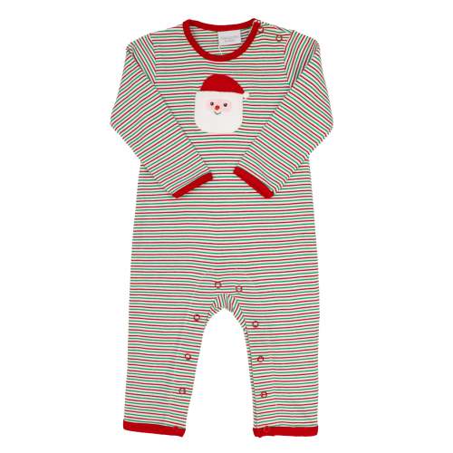 Santa Pocket L/S Romper